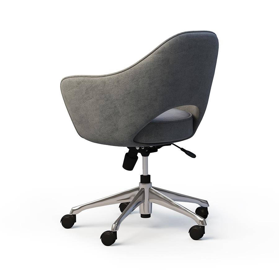 Curved Padded Swivel Chair